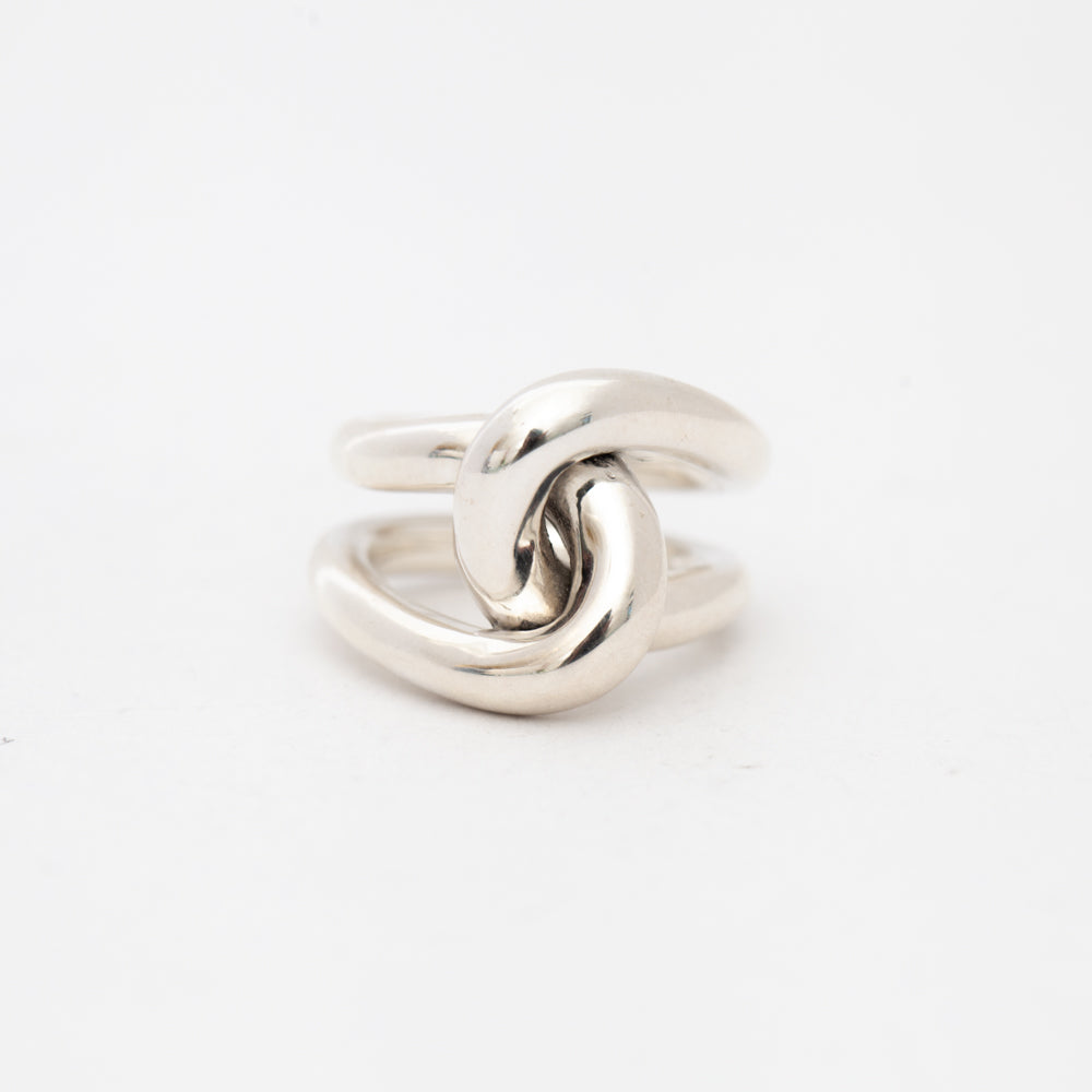 Silver Full Link Ring – No.3