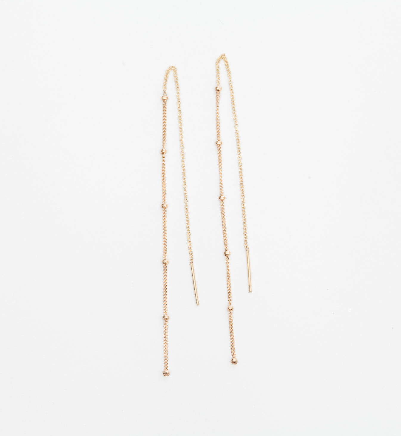 Bar and Chain Threader Earrings