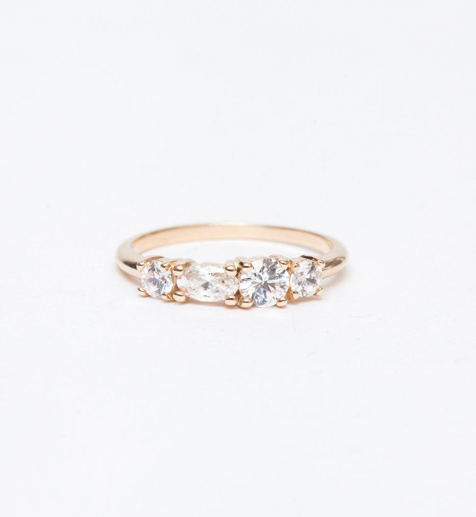 Linear Diamond Ring – No.3