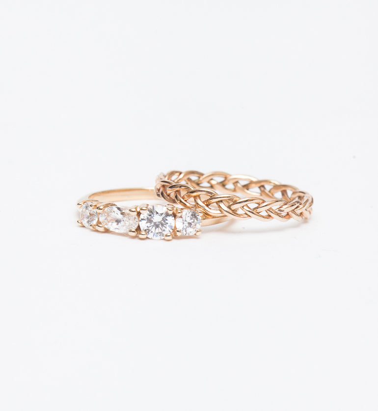 Linear Diamond Ring – No.3