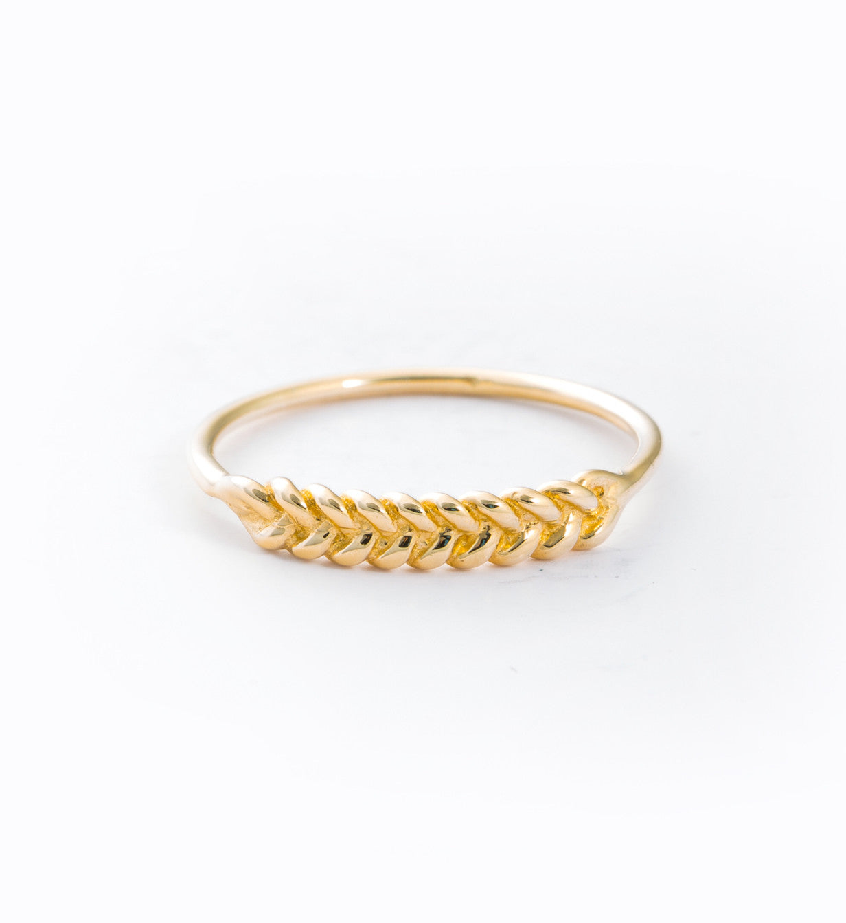 golden diamond ring * twig ⋆ Oogst Sieraden