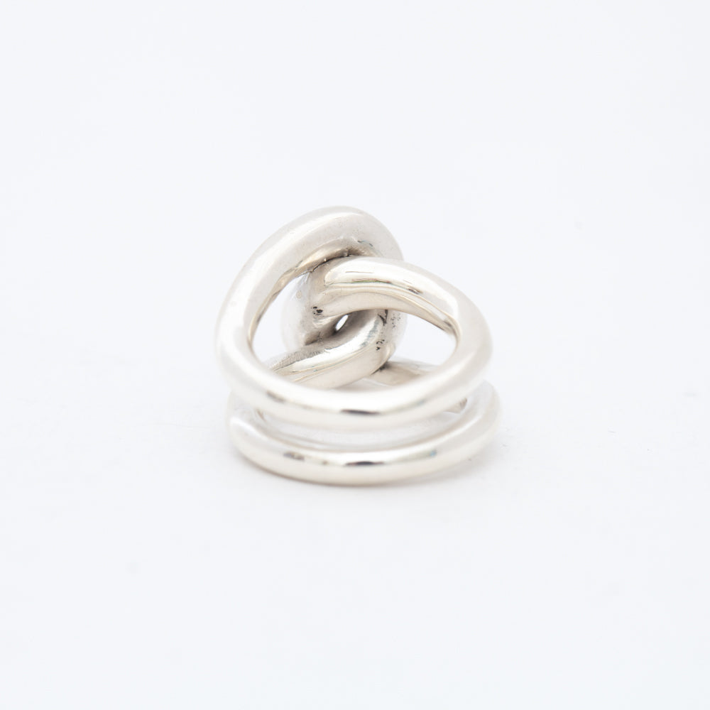 Silver Full Link Ring – No.3